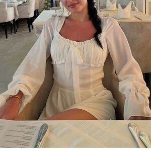 Fashion Nova White Jumpsuit